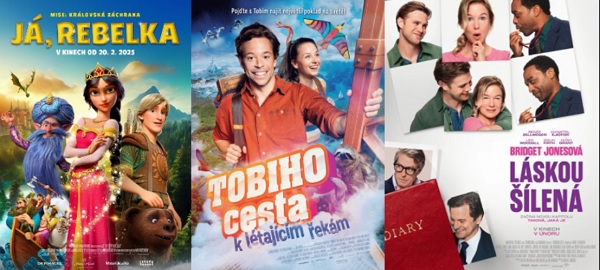 Premiéry v kinech od 20. února 2025: Tři zajímavé filmy s českým dabingem
