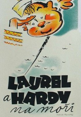 Plakát: Laurel a Hardy na moři