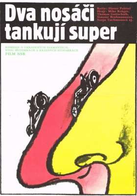 Plakát: Dva nosáči tankují super