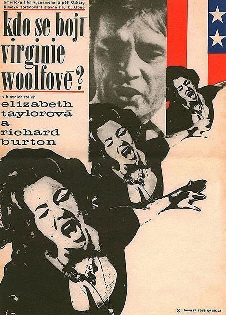 Plakát: Kdo se bojí Virginie Woolfové?