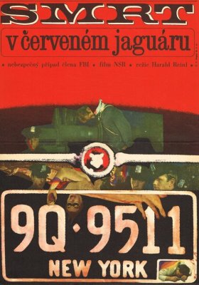 Plakát: Smrt v červeném jaguáru