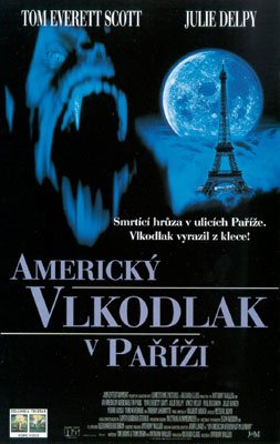 Plakát: Americký vlkodlak v Paříži