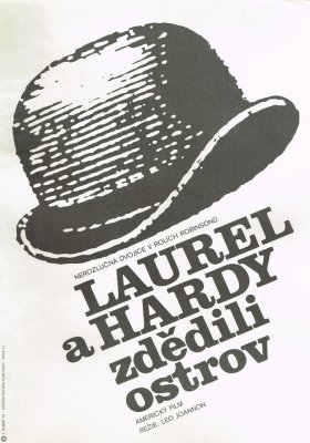 Plakát: Laurel a Hardy zdědili ostrov