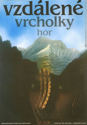 Plakát: Vzdálené vrcholky hor