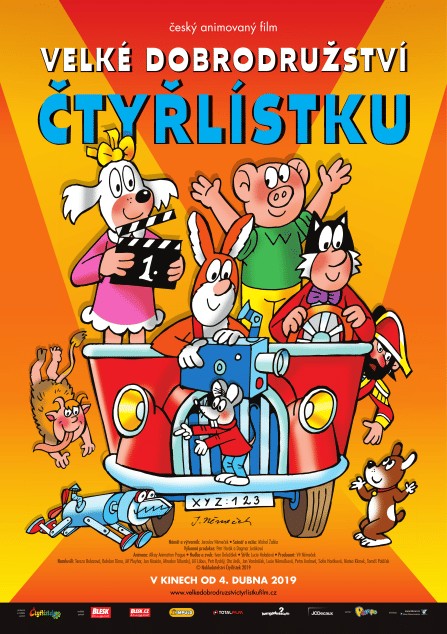 Plakát: Velké dobrodružství Čtyřlístku