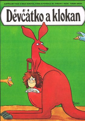 Plakát: Děvčátko a klokan