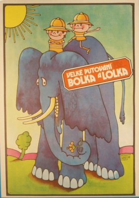 Plakát: Velké putování Bolka a Lolka