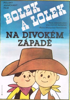 Plakát: Bolek a Lolek na Divokém západě