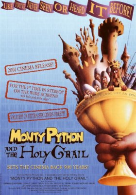 Plakát: Monty Python a Svatý Grál