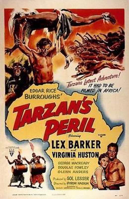 Plakát: Tarzan v nebezpečí