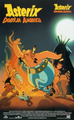 Plakát: Asterix dobývá Ameriku