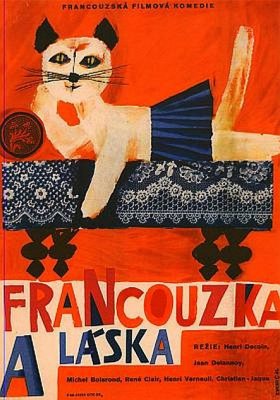 Plakát: Francouzka a láska