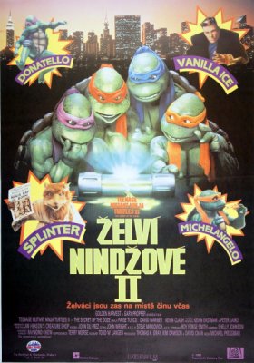 Plakát: Želví nindžové II
