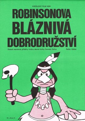 Plakát: Robinsonova bláznivá dobrodružství