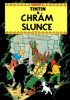 Plakát: Tintin a chrám Slunce