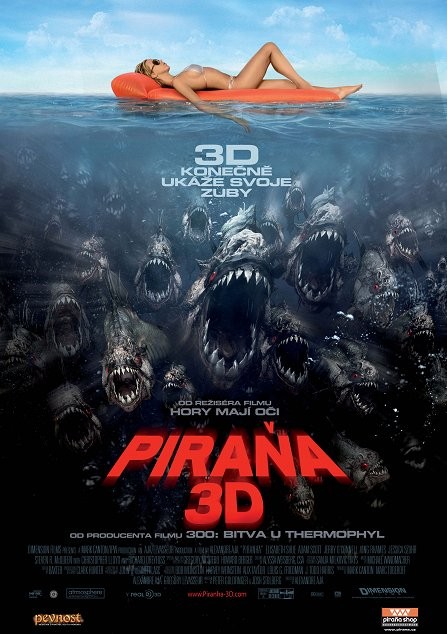 Plakát: Piraňa 3D
