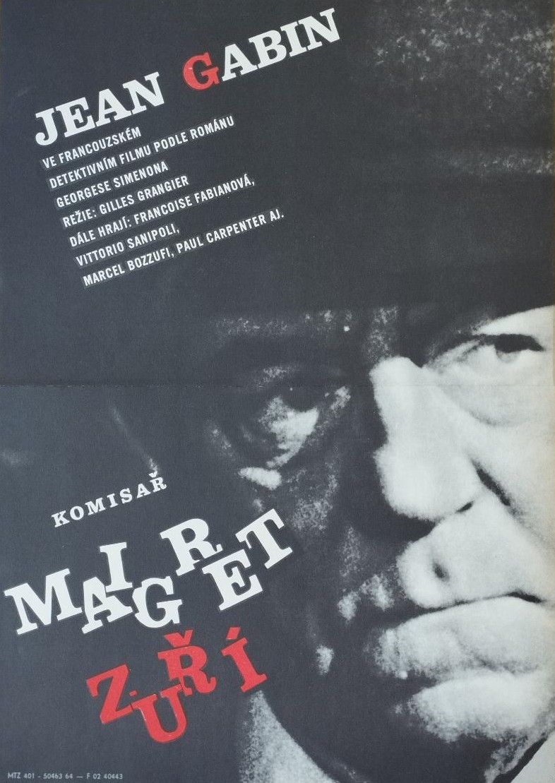 Plakát: Komisař Maigret zuří