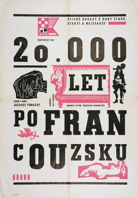Plakát: 20 000 let po francouzsku