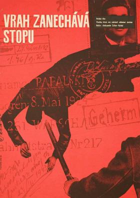 Plakát: Vrah zanechává stopu