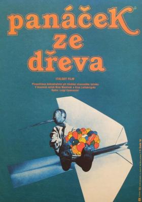 Plakát: Panáček ze dřeva