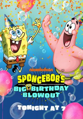 Plakát: SpongeBob v kalhotách: SpongeBobova velká narozeninová oslava
