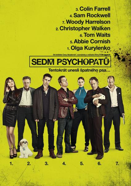 Plakát: Sedm psychopatů