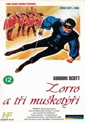 Plakát: Zorro a tři mušketýři
