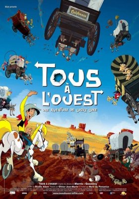 Plakát: Lucky Luke na Divokém západě