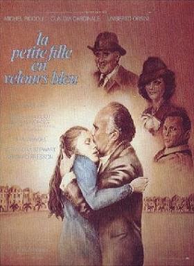 Plakát: Dívka v modrém sametu