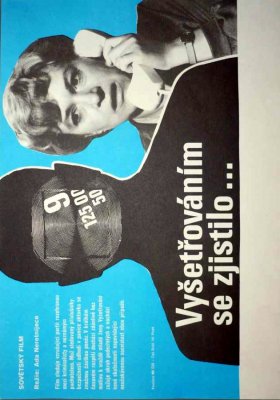 Plakát: Vyšetřováním se zjistilo...