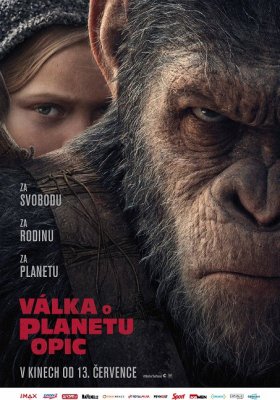 Plakát: Válka o planetu opic