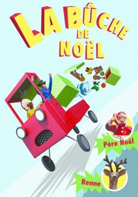 Plakát: Panika v městečku - vánoční poleno