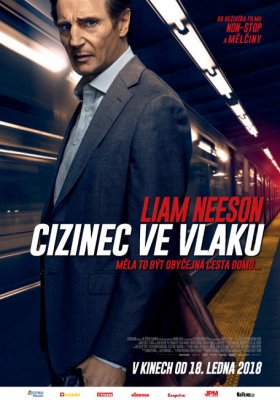 Plakát: Cizinec ve vlaku