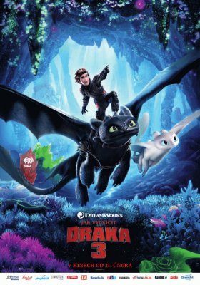Plakát: Jak vycvičit draka 3