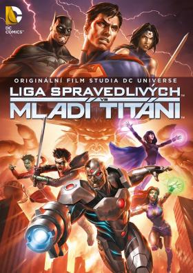 Plakát: Liga spravedlivých vs Mladí Titáni