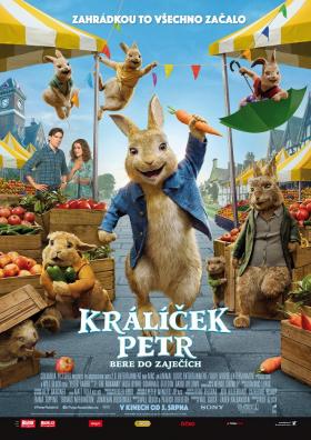 Plakát: Králíček Petr bere do zaječích