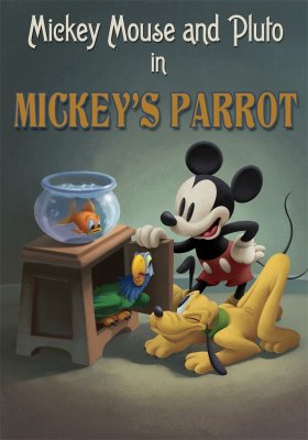 Plakát: Mickeyho papoušek