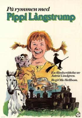 Plakát: Pippi dlouhá punčocha IV.část - Pippi na útěku