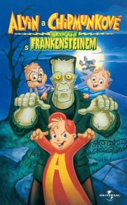 Plakát: Alvin a Chipmunkové - Setkání s Frankensteinem