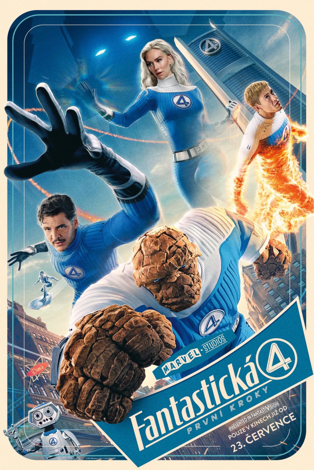 Plakát: Fantastická čtyřka: První kroky