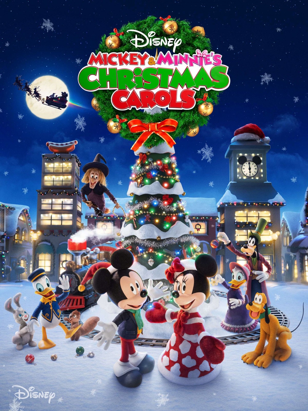 Plakát: Vánoční koledy Mickeyho a Minnie