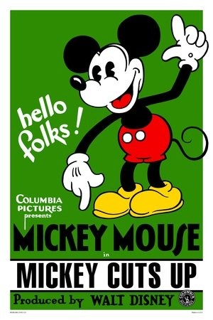 Plakát: Mickey zkrášluje zahradu
