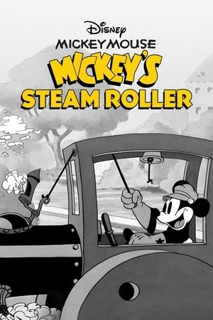 Plakát: Mickey má parní válec