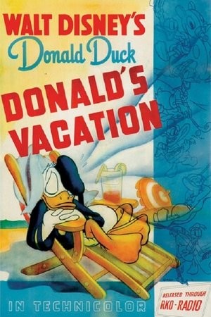 Plakát: Donald na prázdninách