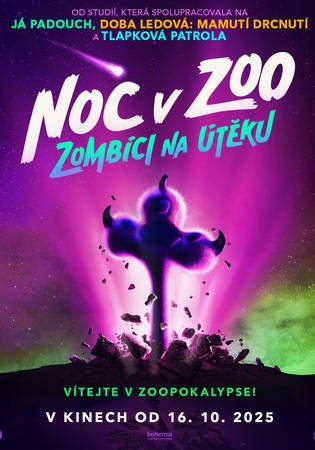 Plakát: Noc v ZOO: Zombíci na útěku