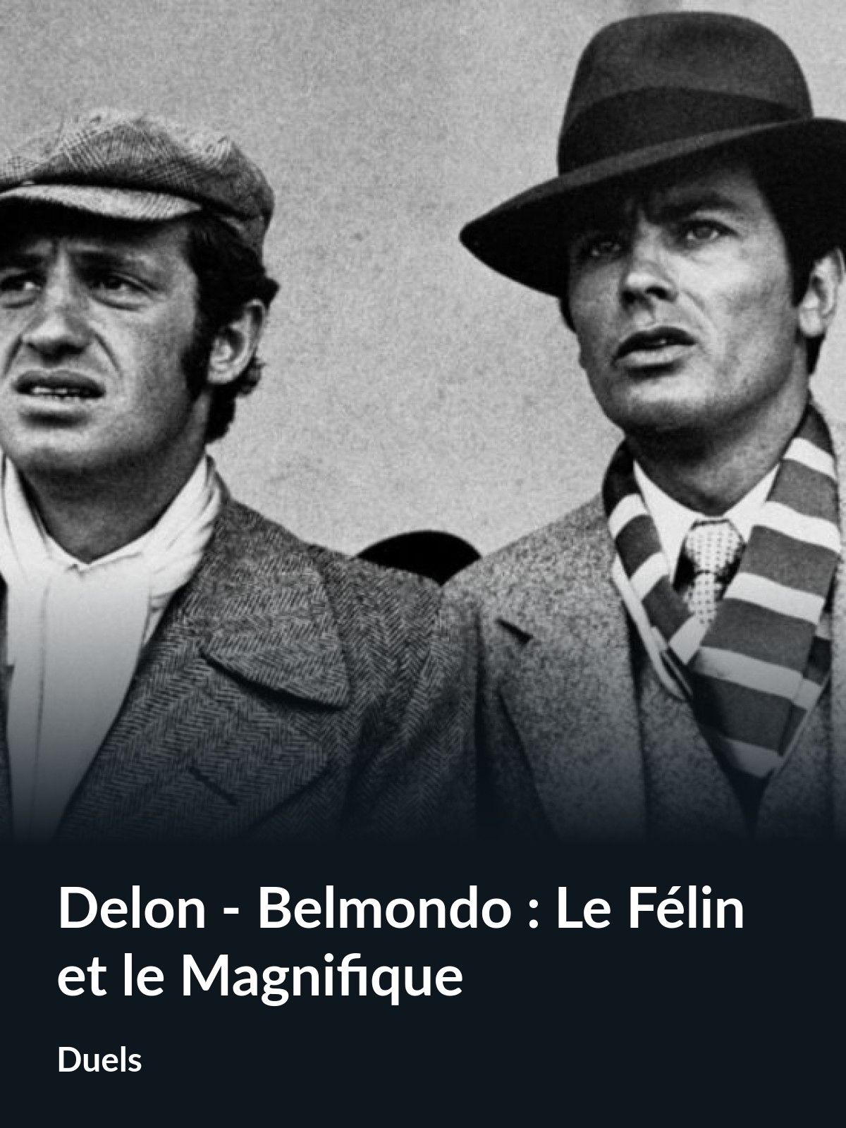 Plakát: Delon versus Belmondo