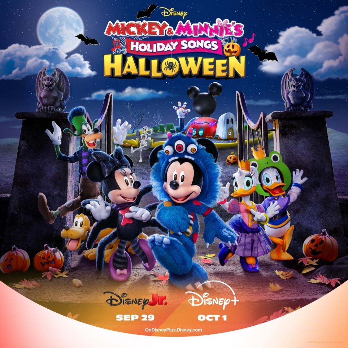 Plakát: Zpíváme s Mickeym a Minnie: Halloweenské melodie