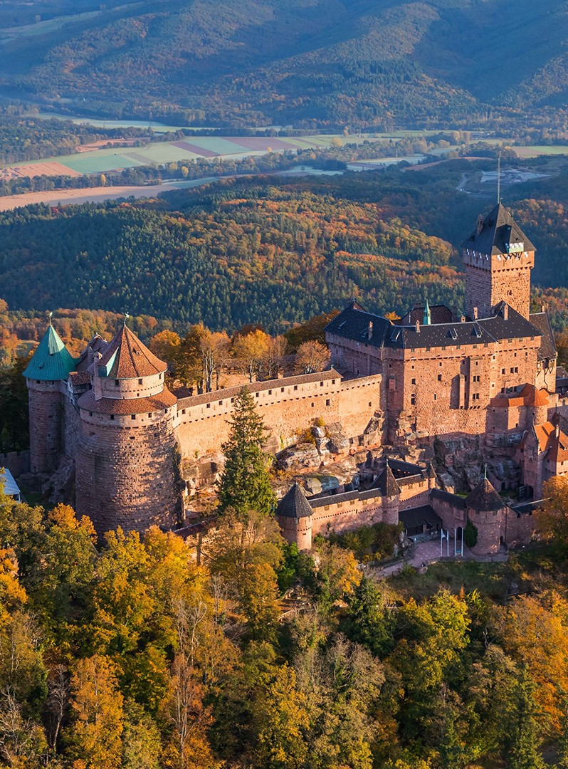Plakát: Hrad Haut-Koenigsbourg - Člověk a divočina