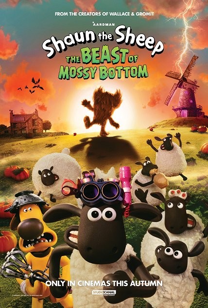 Plakát: Ovečka Shaun ve filmu: Příšera z Mossy Bottom
