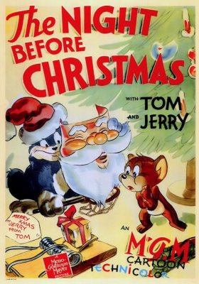 Plakát: Tom a Jerry: Noc před Vánoci